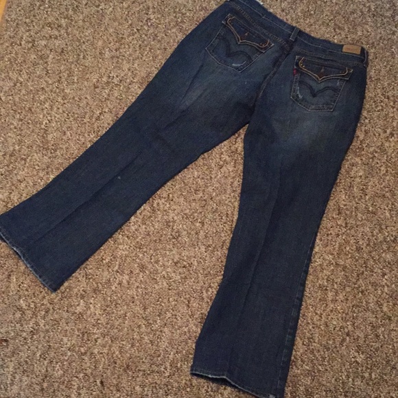 Western pocket Levi Strauss 515 Boot Cut 14M Jeans - Picture 4 of 8